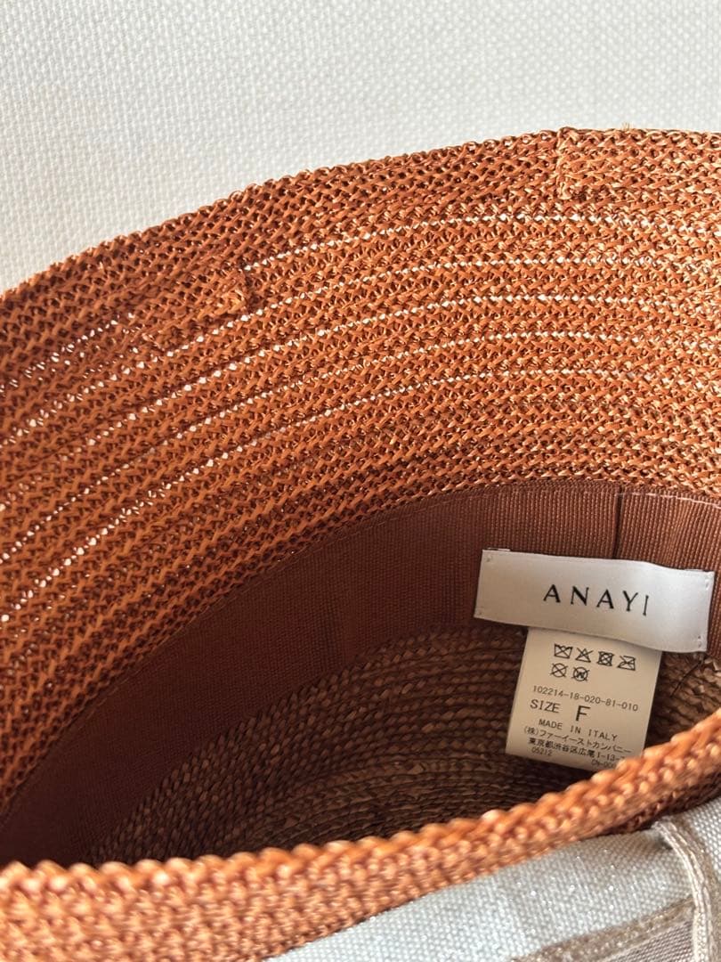 ANAYI★アナイ★麦わらバケットハット