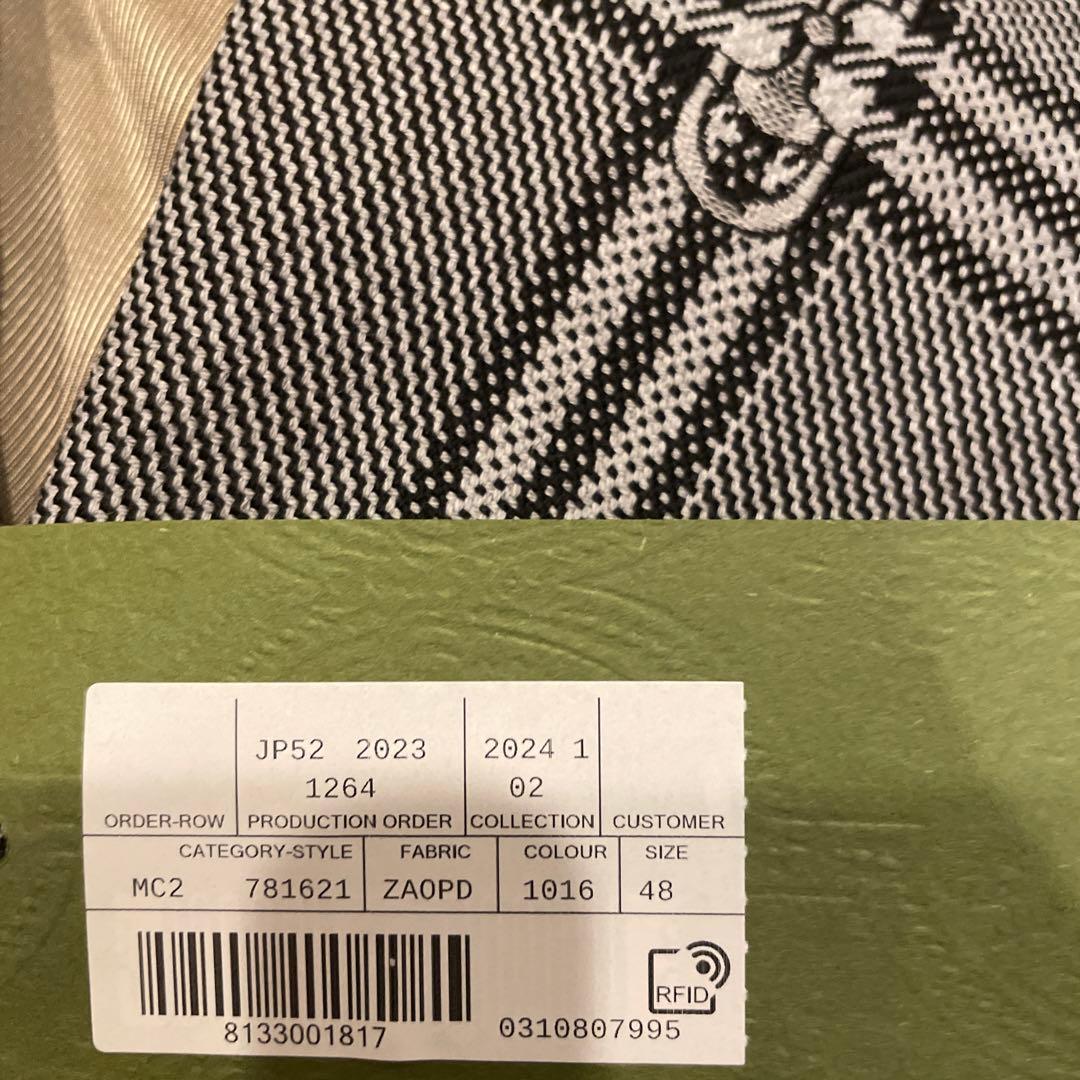 【新品未使用】グッチ　781621 ホースビットウールチェックジャケット