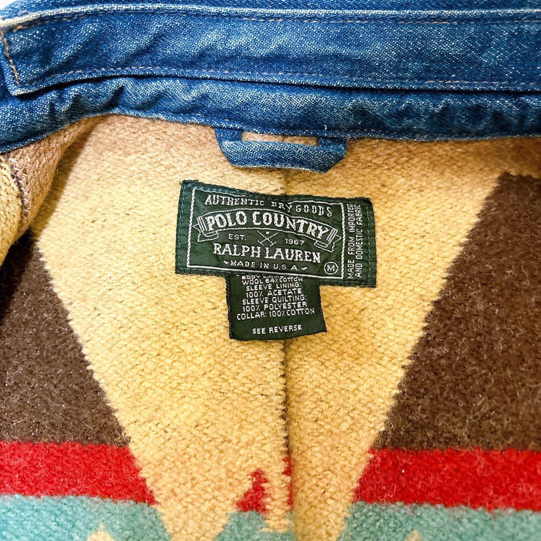 ジャケット・アウター 80's Vintage Polo Country denim jacket