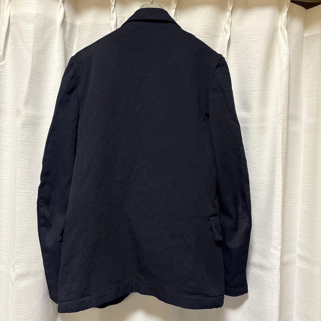 コムデギャルソンオムプリュス　ネイビー スタッズ付き テーラードジャケット