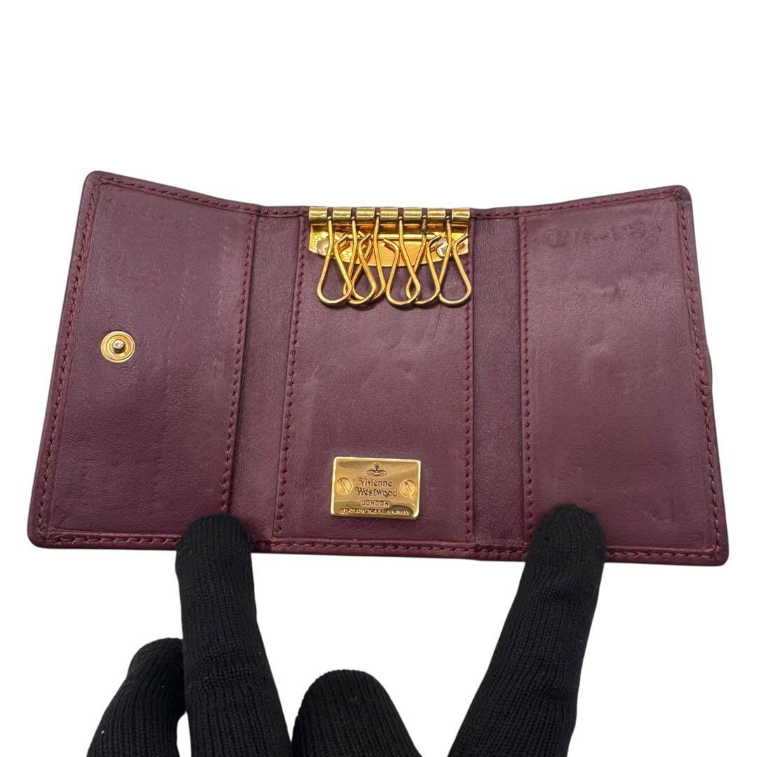 Vivienne Westwood キーケース 6連 クロコ型押し オーブ