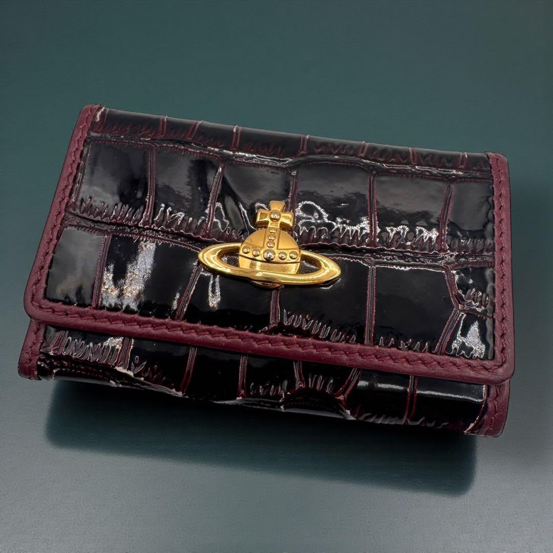 Vivienne Westwood キーケース 6連 クロコ型押し オーブ