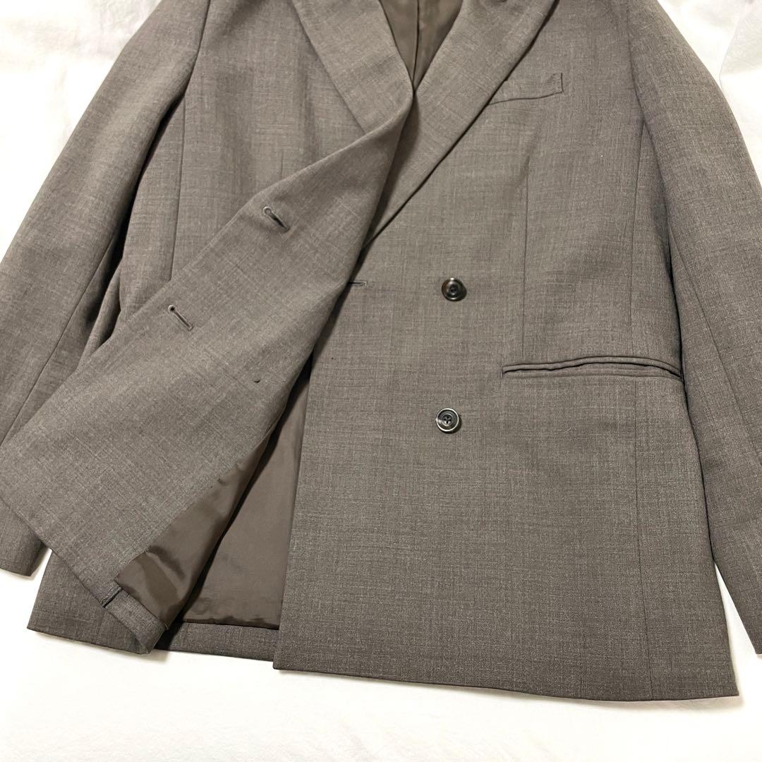 ■美品■スピックアンドスパン　ダブルテーラードジャケット　ブラウン　38