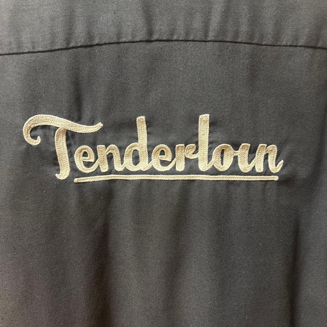 テンダーロイン　ボーリングシャツ半袖　黒　Ｓ