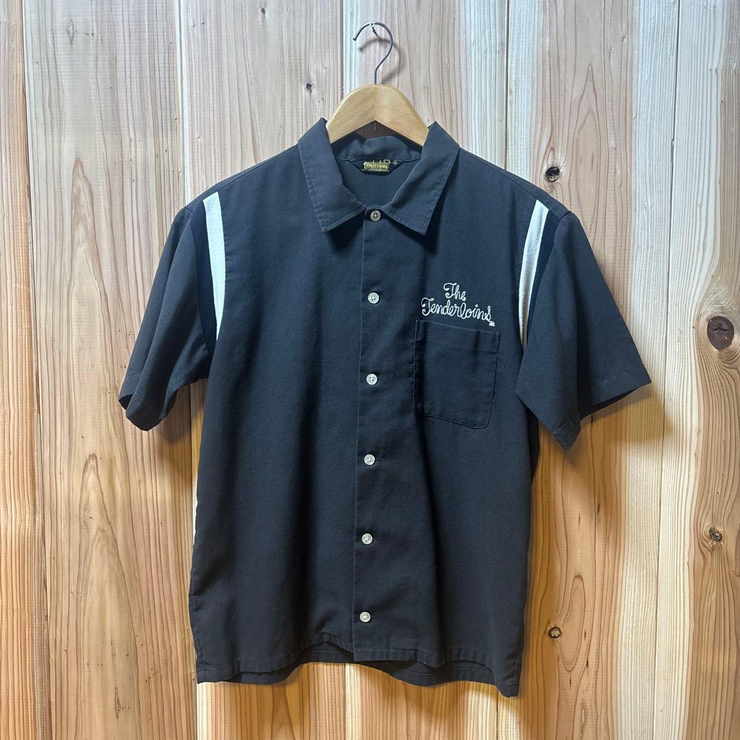 テンダーロイン　ボーリングシャツ半袖　黒　Ｓ