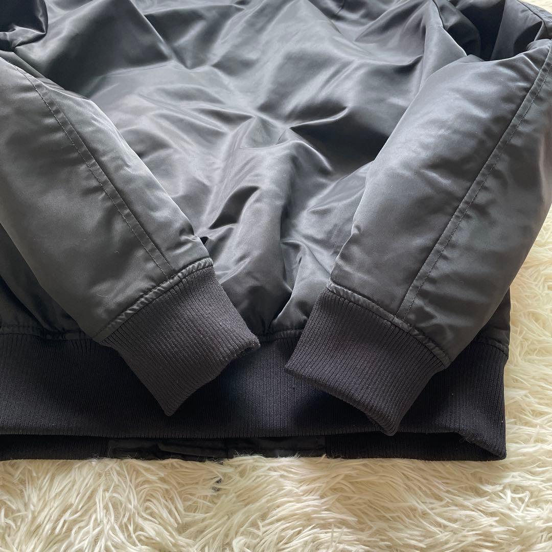 美品 UNIQLO +J MA-1 フライトジャケット ダウン ブラック S