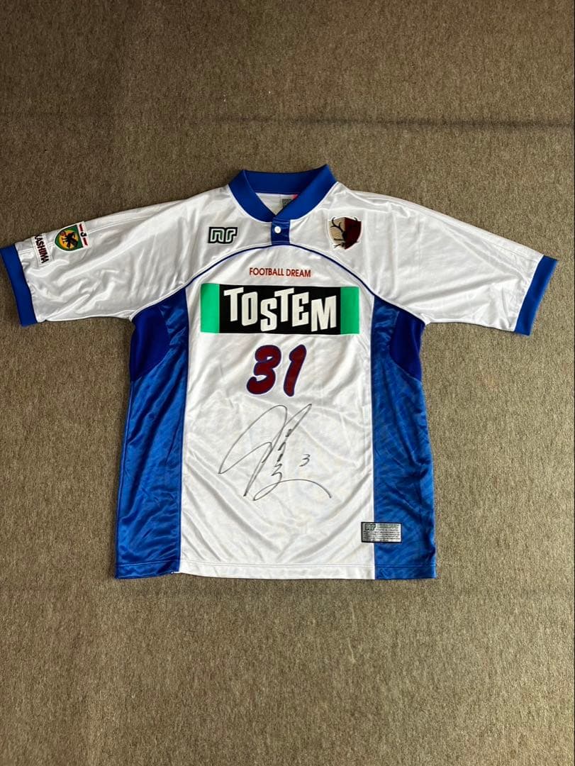 99年　鹿島アントラーズ　秋田選手サイン入りユニホーム