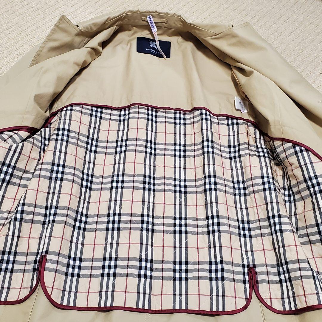 希少✨美品 BURBERRY ベージュ ステンカラーコート チェック裏地