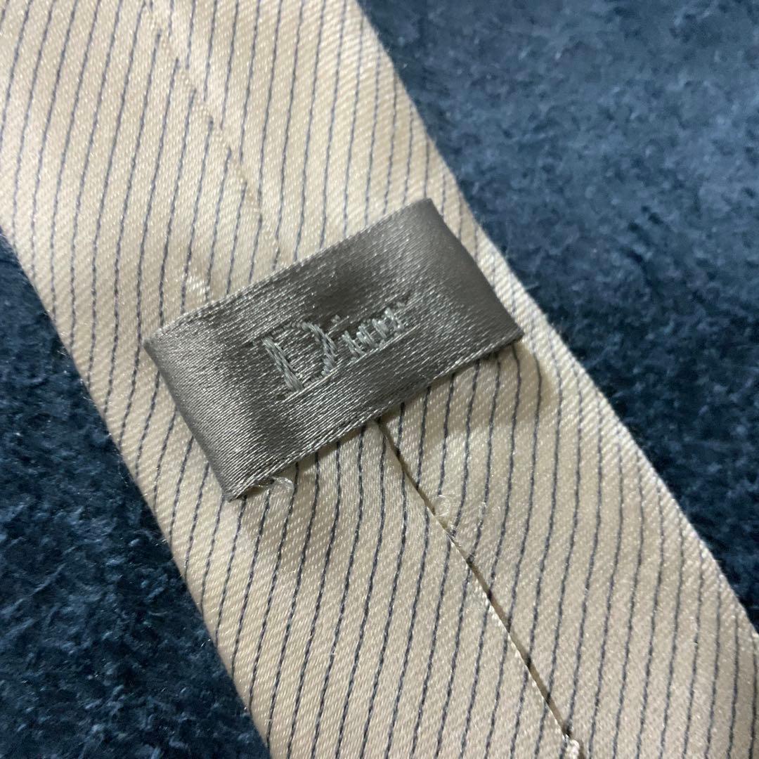 Dior シルク ネクタイ 日本製 クリーム色