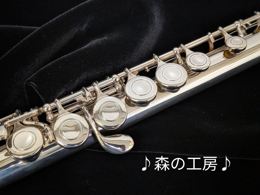 フルート専門店‼️部活応援‼️頭部管銀製　ヤマハフルート YFL311 Eメカ