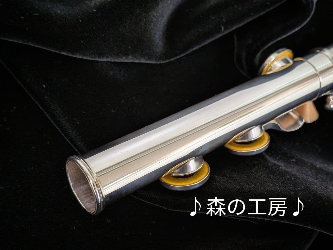 フルート専門店‼️部活応援‼️頭部管銀製　ヤマハフルート YFL311 Eメカ