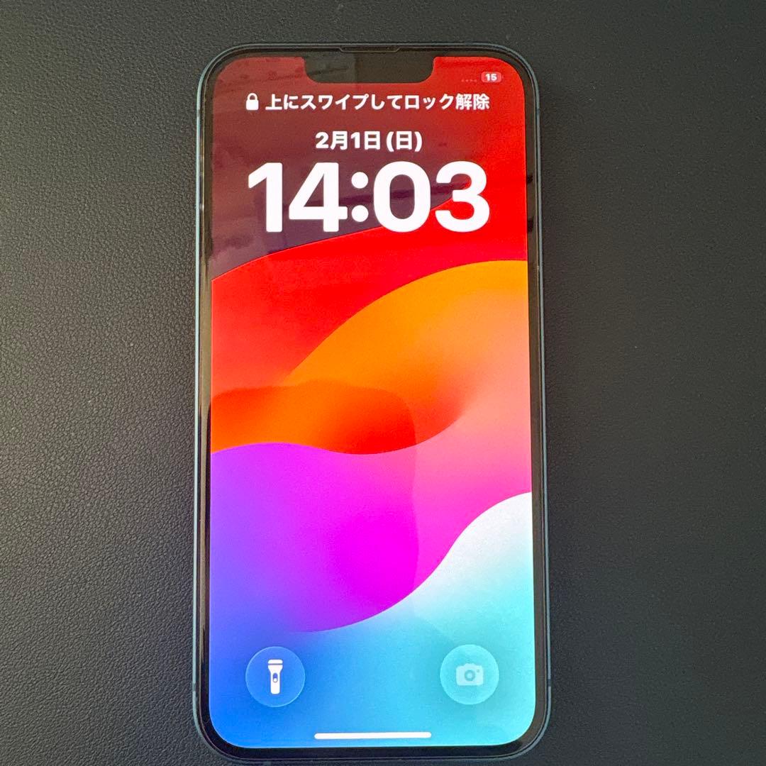 最終値下げ‼️iPhone13 128G ブルー　美品！