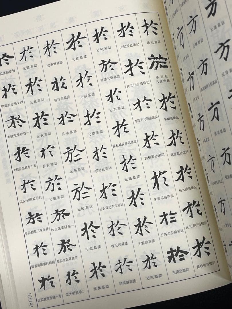 二玄社 北魏楷書字典 梅原清山