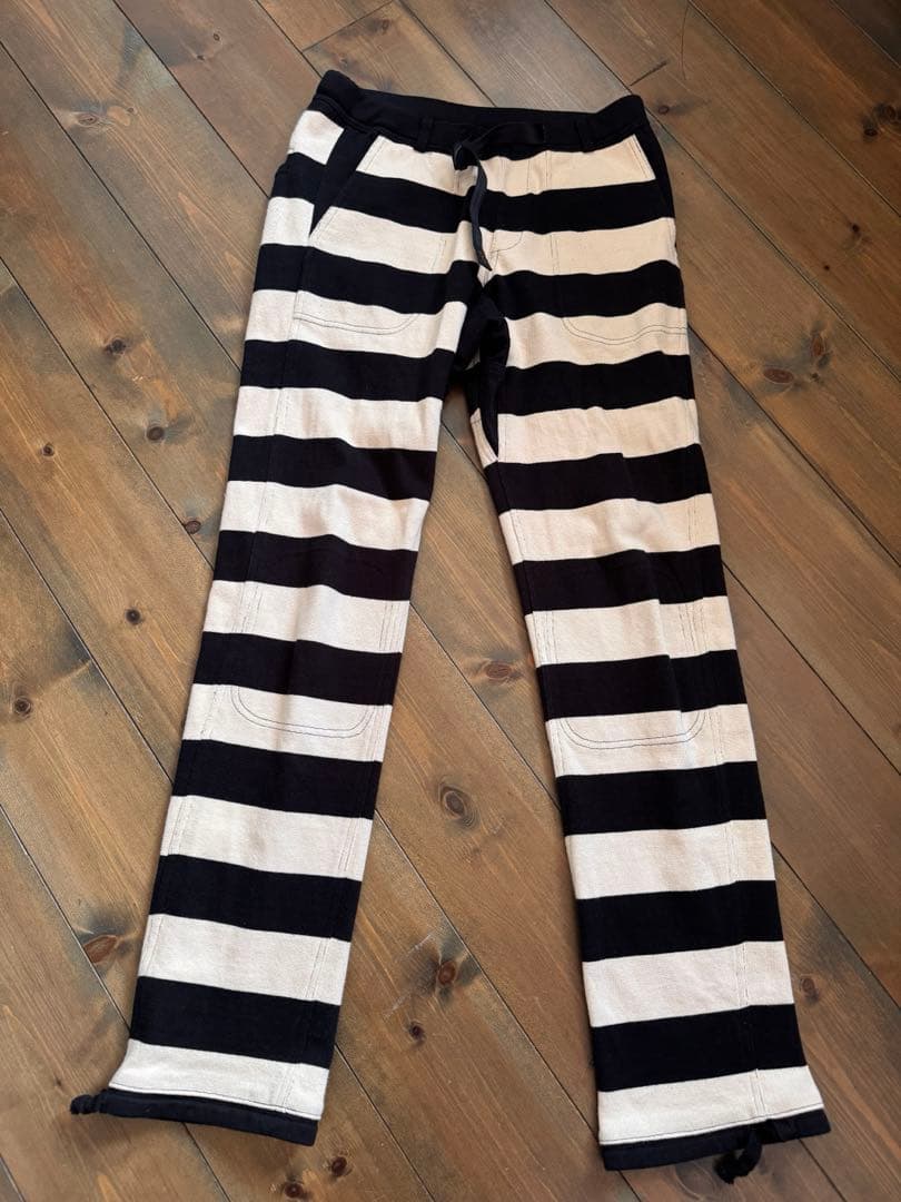 ストライプデザイン ワークパンツ サイズ30