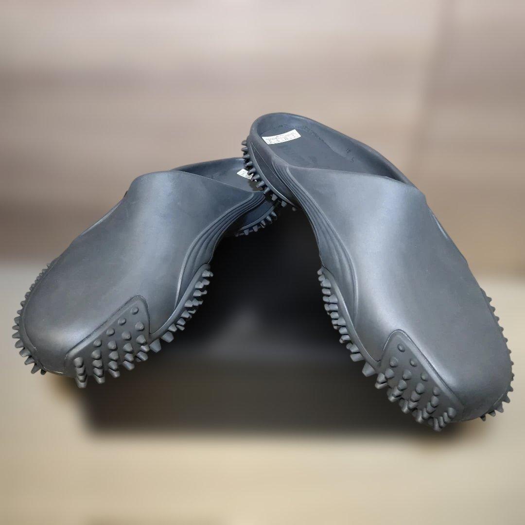 新品未使用28.0cm PUMAイボイボスライドサンダルMULE グレー系