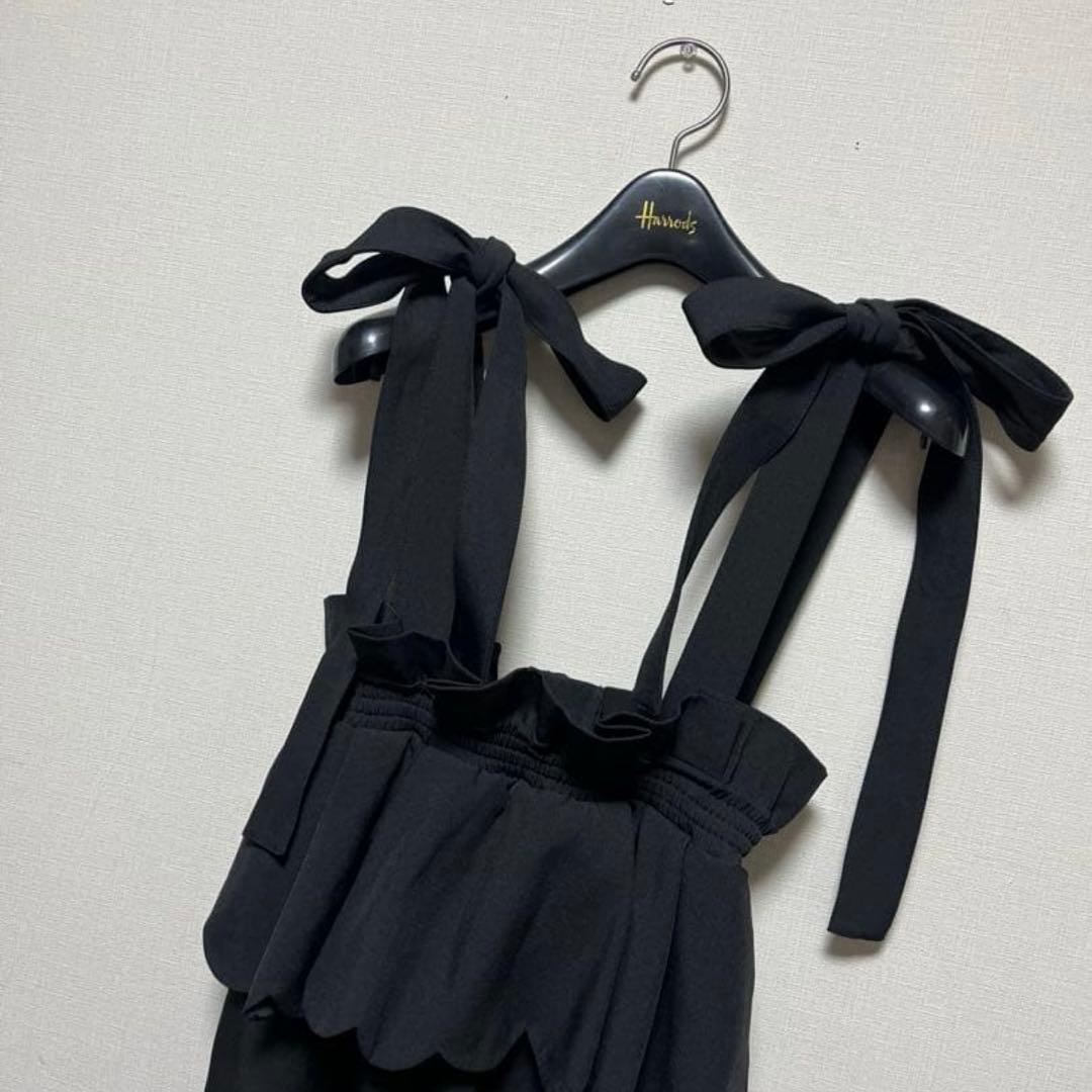 美品Bibiy.MELINDA SUSPENDERPANTSメリンダサスペンダー