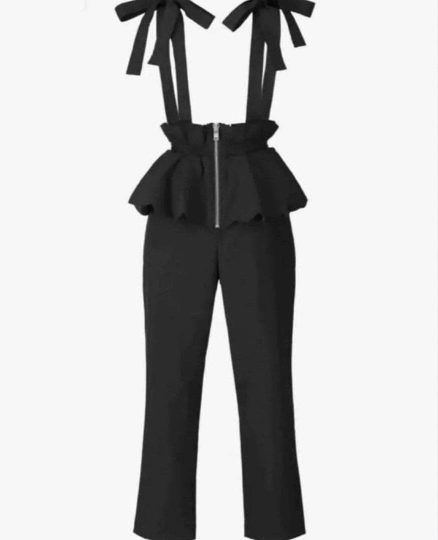 美品Bibiy.MELINDA SUSPENDERPANTSメリンダサスペンダー