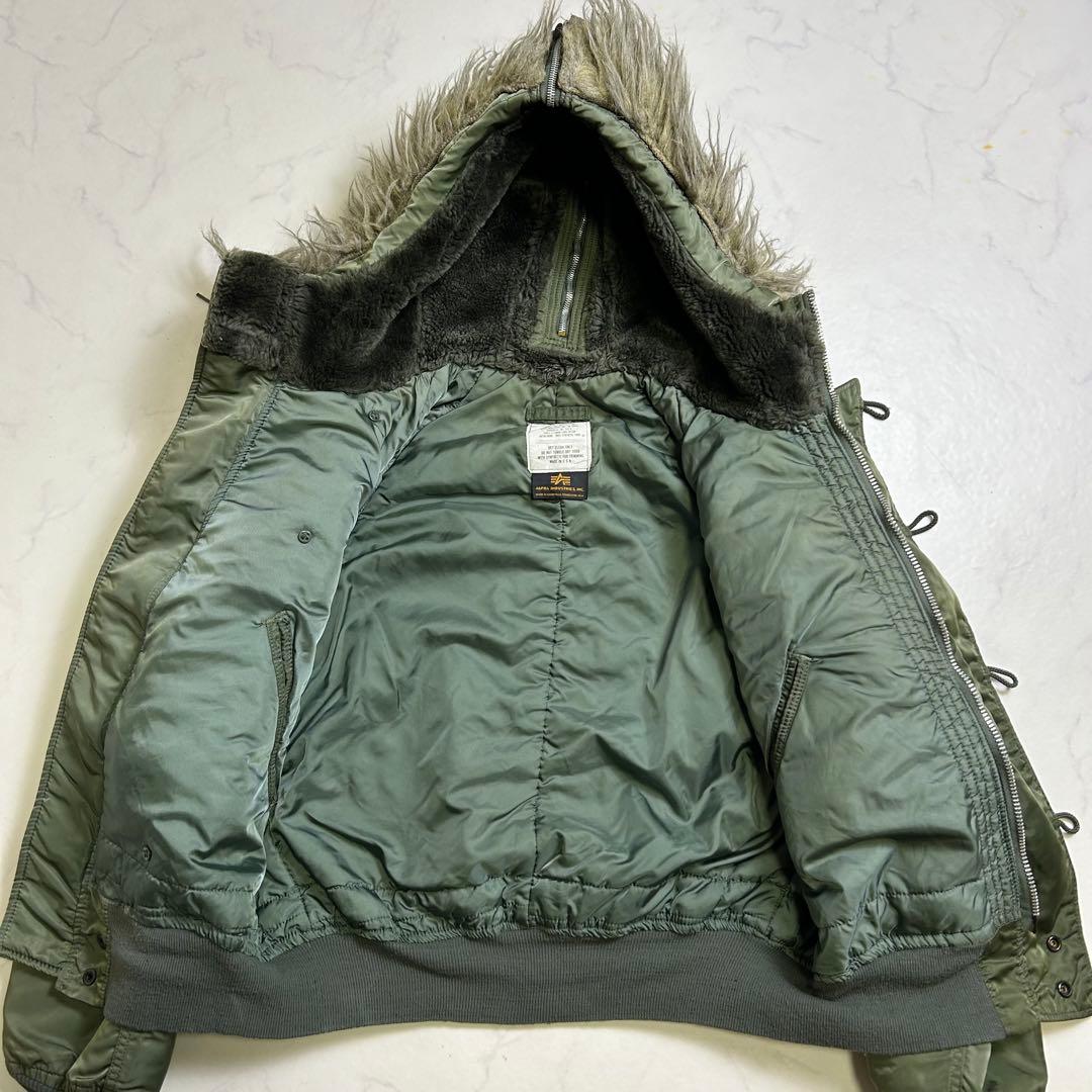 【USA製】90s アルファインダストリーズ N-2B フライトジャケット L