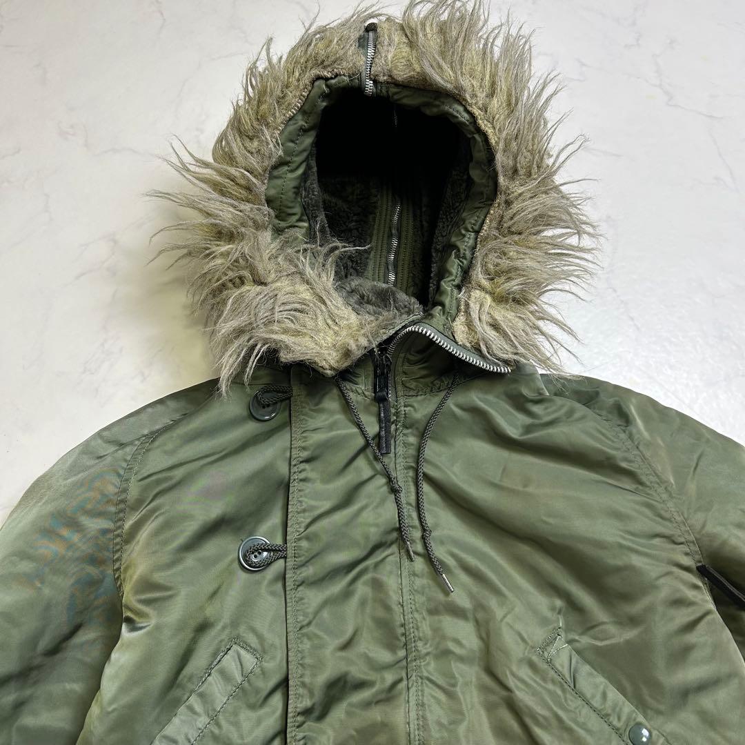 【USA製】90s アルファインダストリーズ N-2B フライトジャケット L