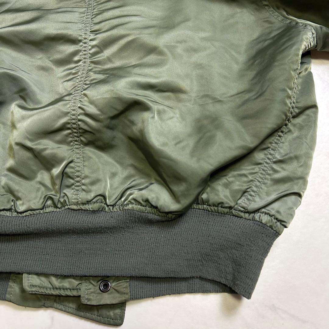 【USA製】90s アルファインダストリーズ N-2B フライトジャケット L