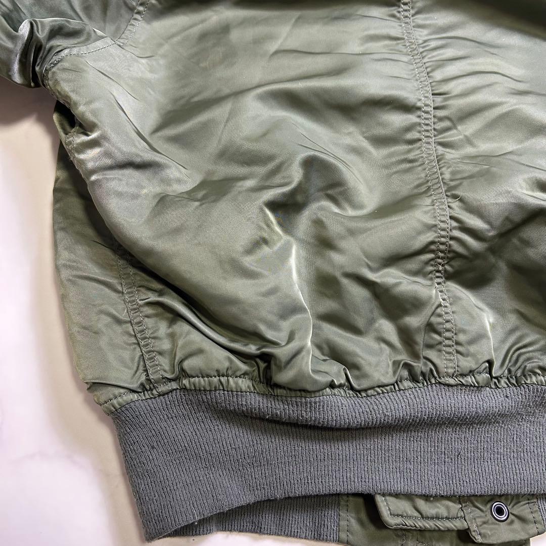 【USA製】90s アルファインダストリーズ N-2B フライトジャケット L