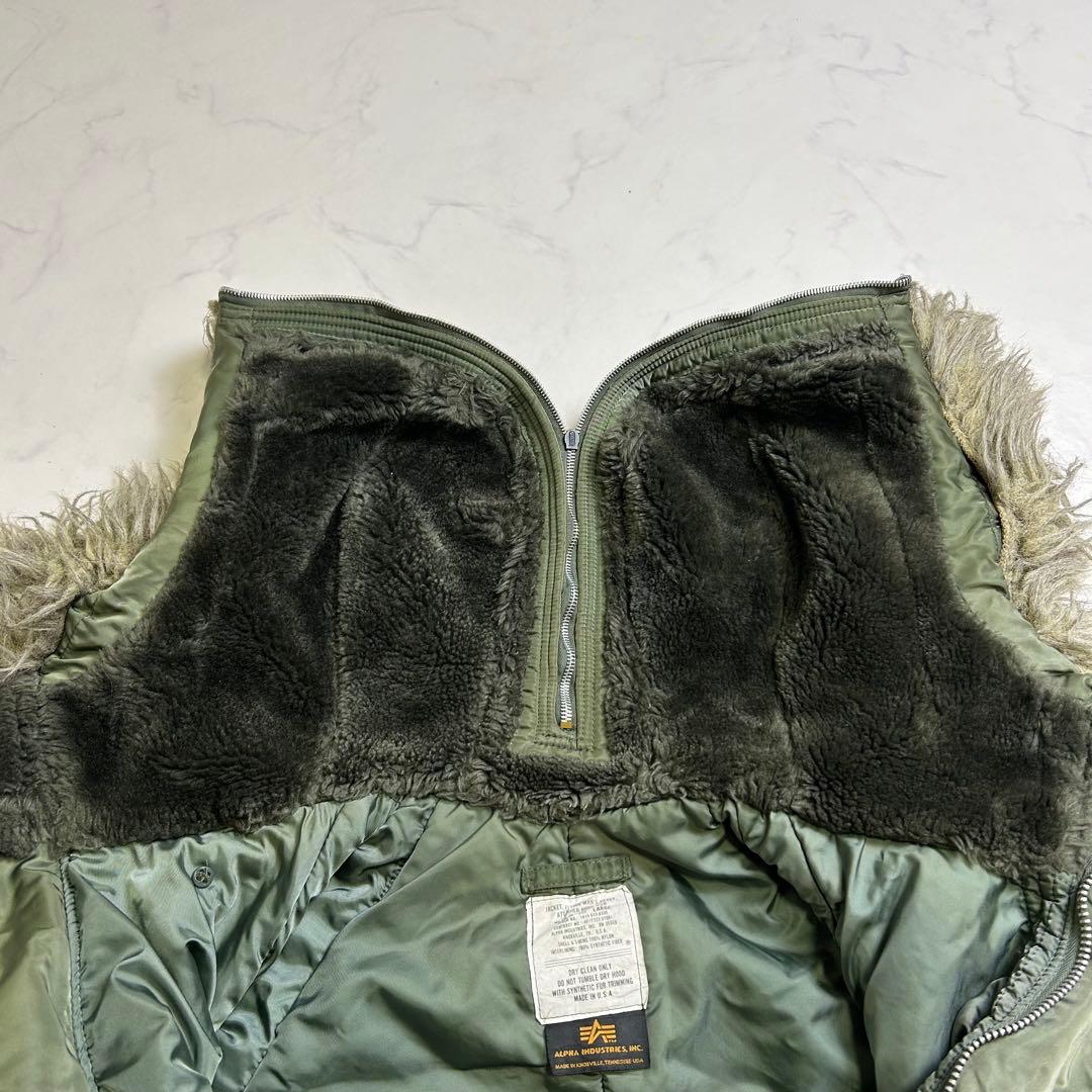 【USA製】90s アルファインダストリーズ N-2B フライトジャケット L