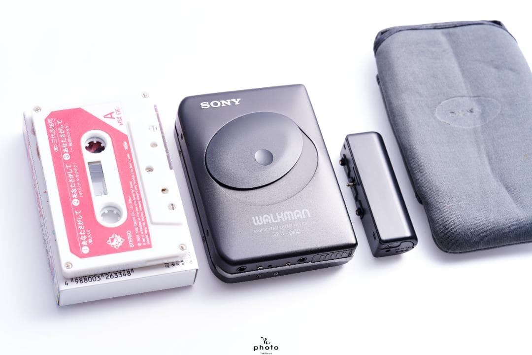 ポータブルプレーヤー SONY WALKMAN DUAL HEAD WM-EX909 BLACK