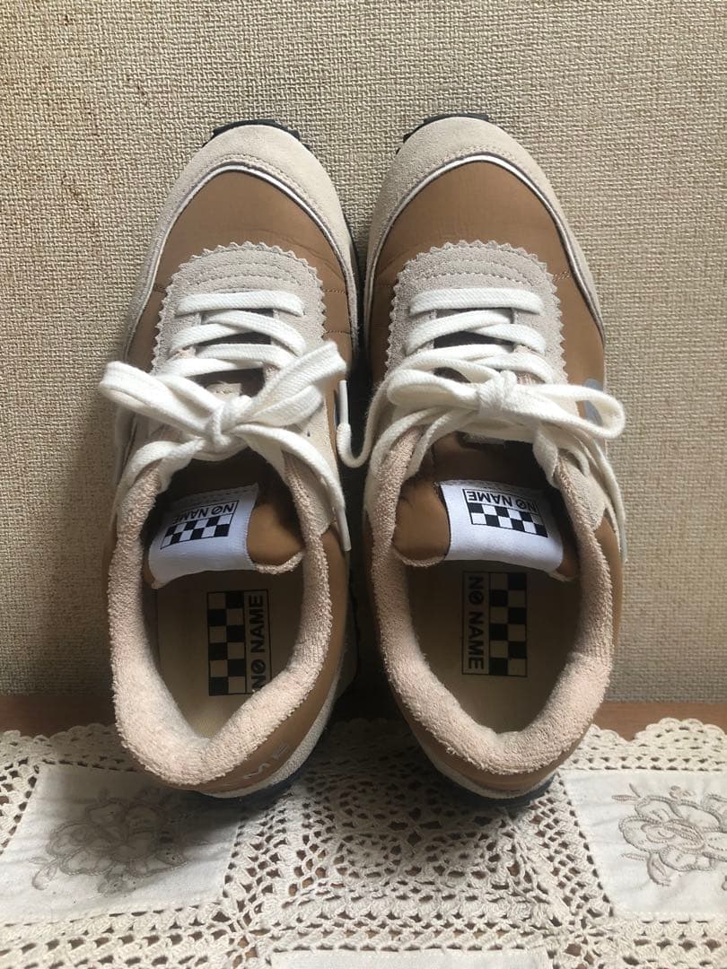 NO NAME ベージュ/ブラウン スニーカー