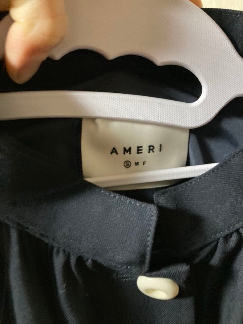 Ameri BALLOON SHORT BLOUSON ネイビー Sサイズ