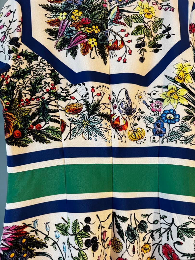 エルケイrinfarre 花柄 ミディドレス