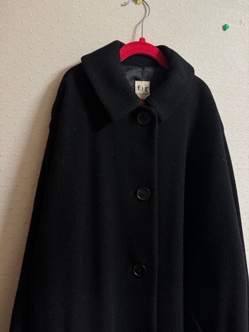 fig London エアリアルパイル Phebe コート