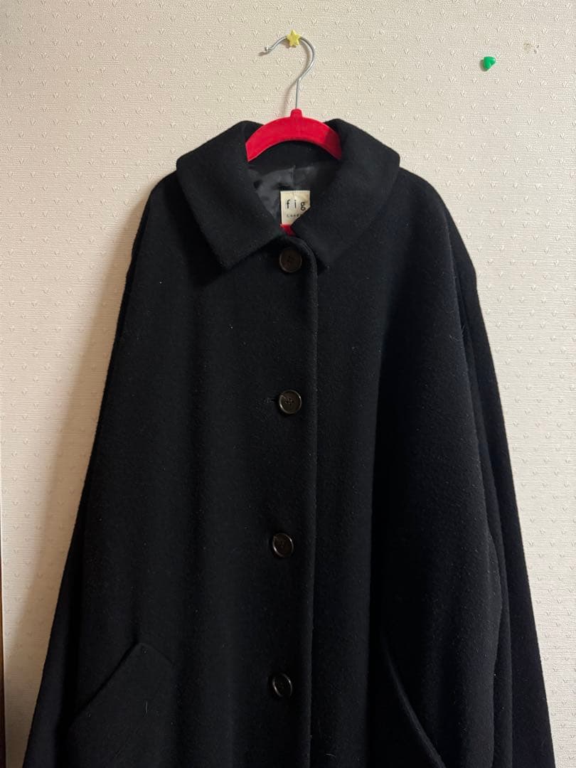 fig London エアリアルパイル Phebe コート