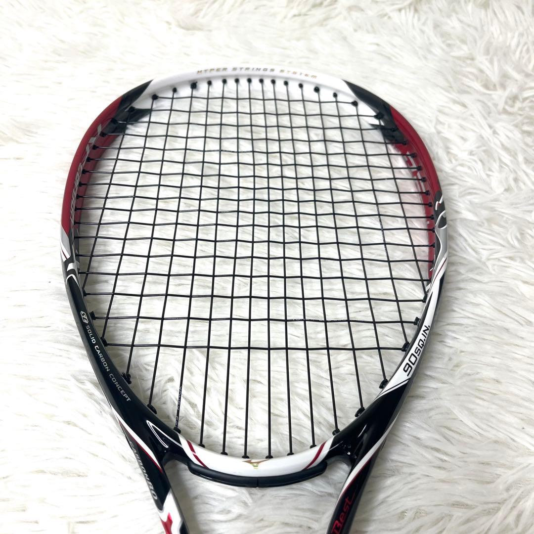 【美品】ミズノ XYST TT 0U ソフトテニス ラケット MIZUNO 前衛