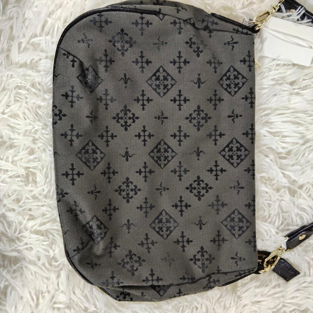 新品未使用　russet　ラシット コットンジャガード2way　ショルダーバッグ