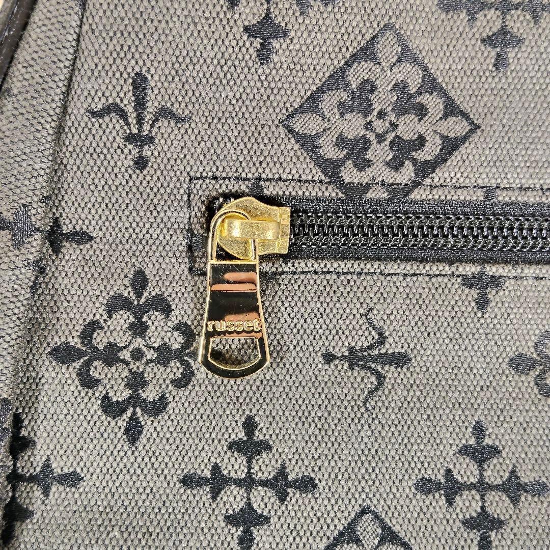 新品未使用　russet　ラシット コットンジャガード2way　ショルダーバッグ