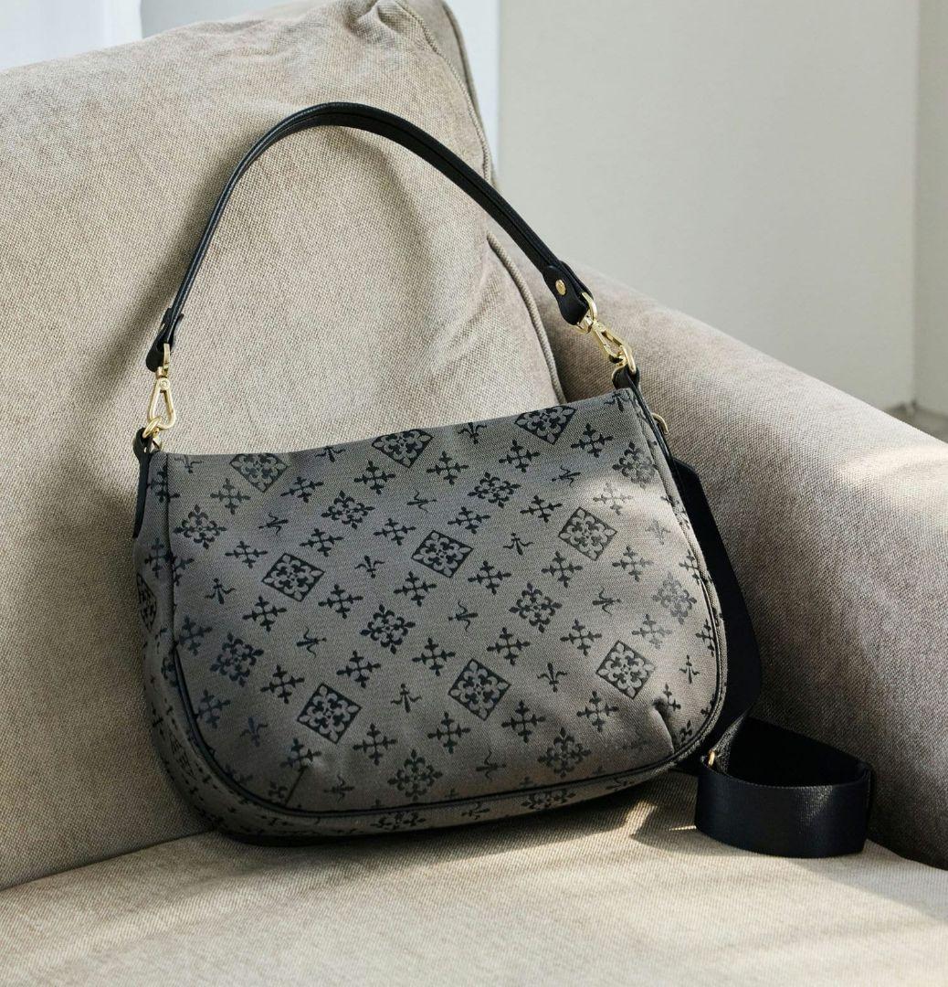 新品未使用　russet　ラシット コットンジャガード2way　ショルダーバッグ