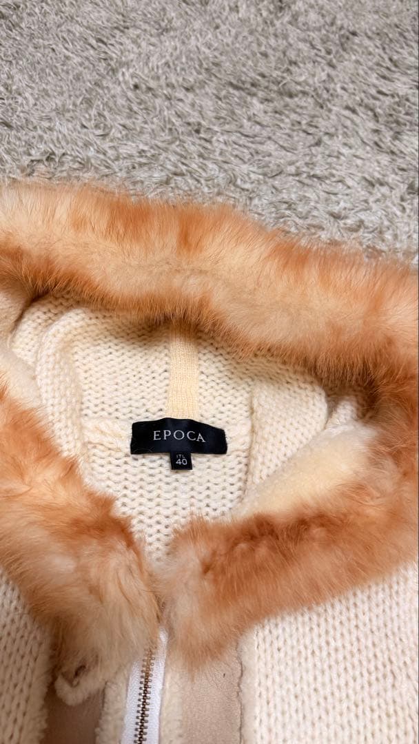 EPOCA エポカ ムートンコンビニットコート 40