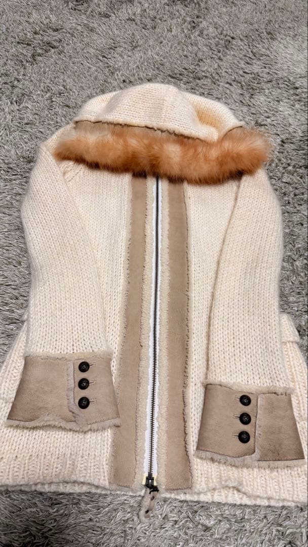 EPOCA エポカ ムートンコンビニットコート 40