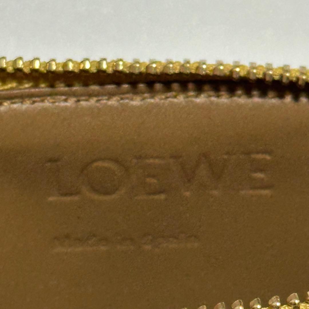 LOEWE パズル カードホルダー ゴールド 金運