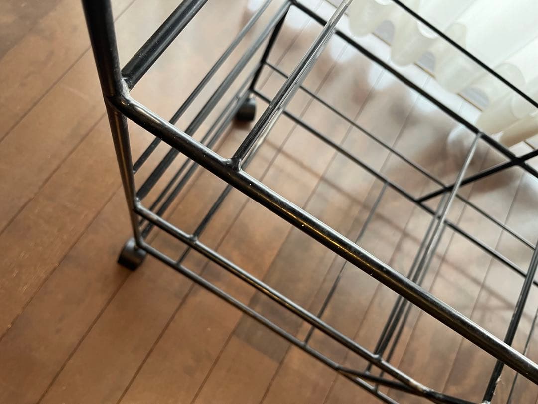 籐&アイアン 収納　ラタンチェスト