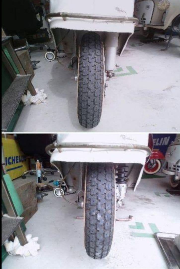 富士重工 ラビットスクーター S301用 ローダウンサス 前後セット ⑮