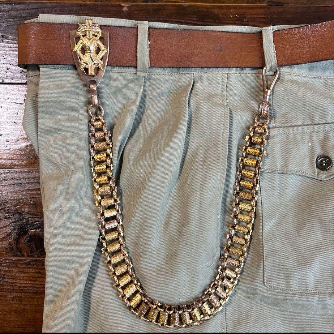 ヴィンテージ 1980s〜1920s フリーメイソンテンプル騎士団ソードチェーン