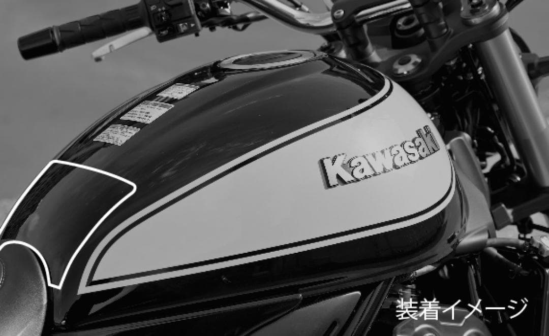 Z900RS SE カーボンパッド 2025用 メタリックブラック