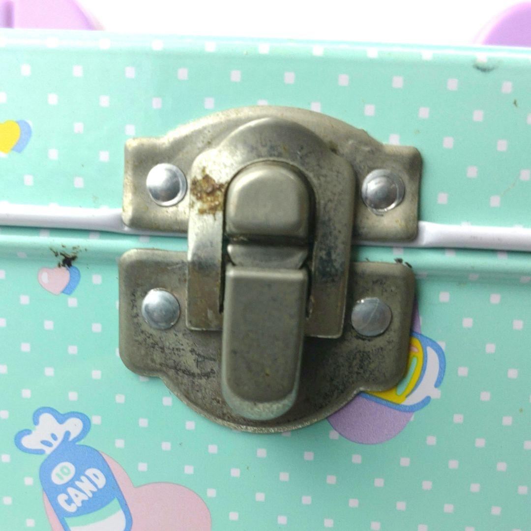 サンマール 持ち手付き 缶 ケース 昭和レトロ 日本製 1990年