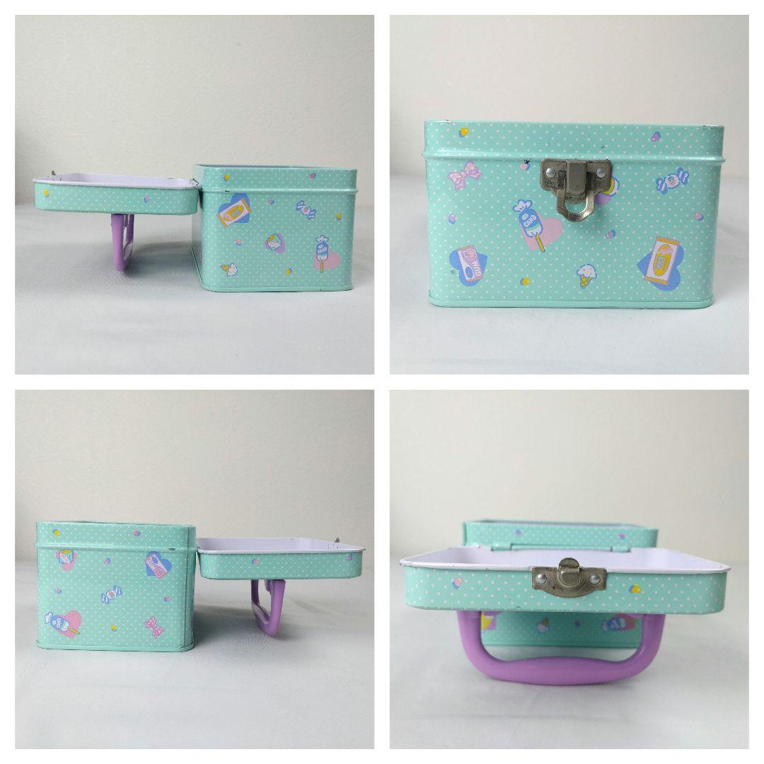 サンマール 持ち手付き 缶 ケース 昭和レトロ 日本製 1990年