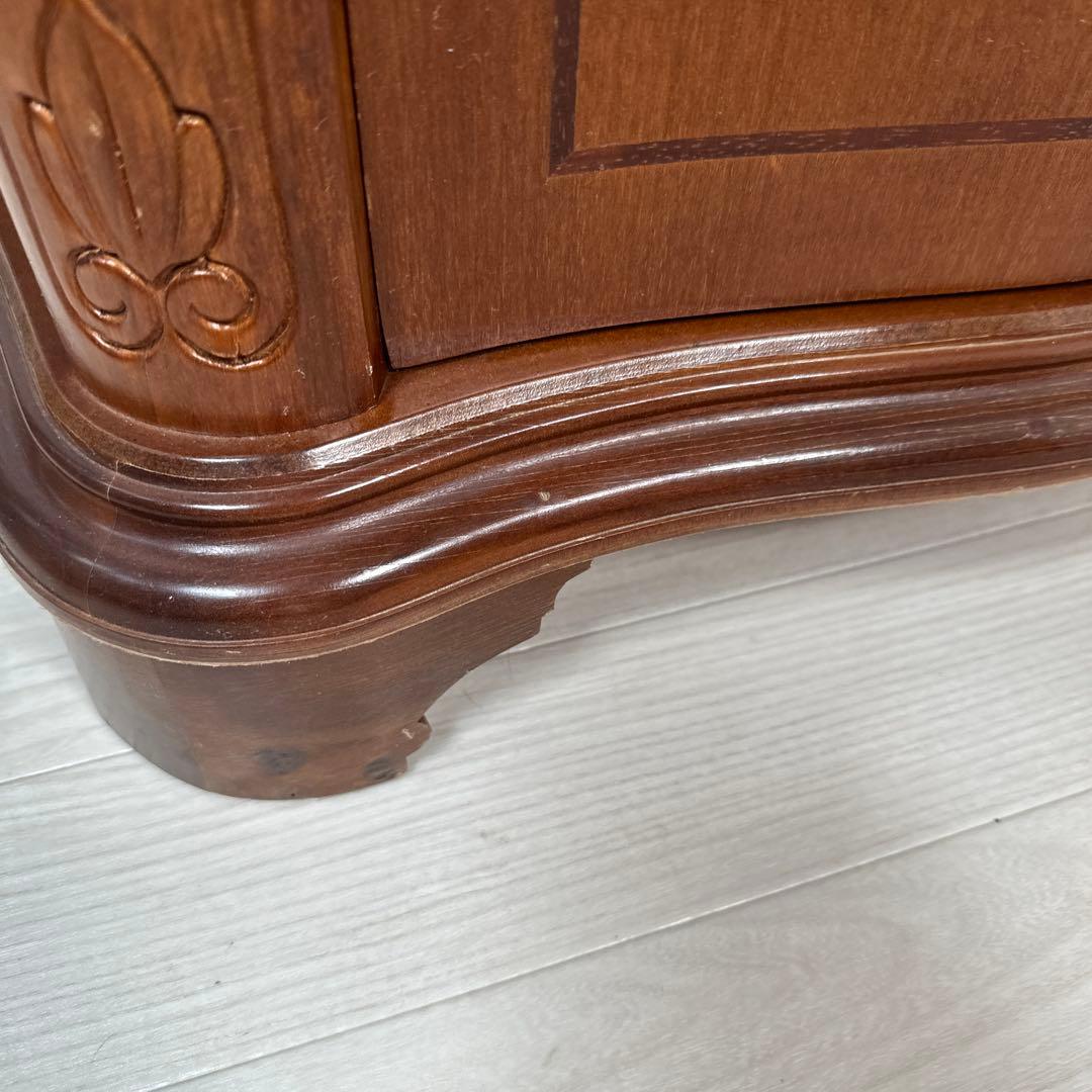 イタリア製 象嵌細工 アンティークスタイル コンソール キャビネット※i4※