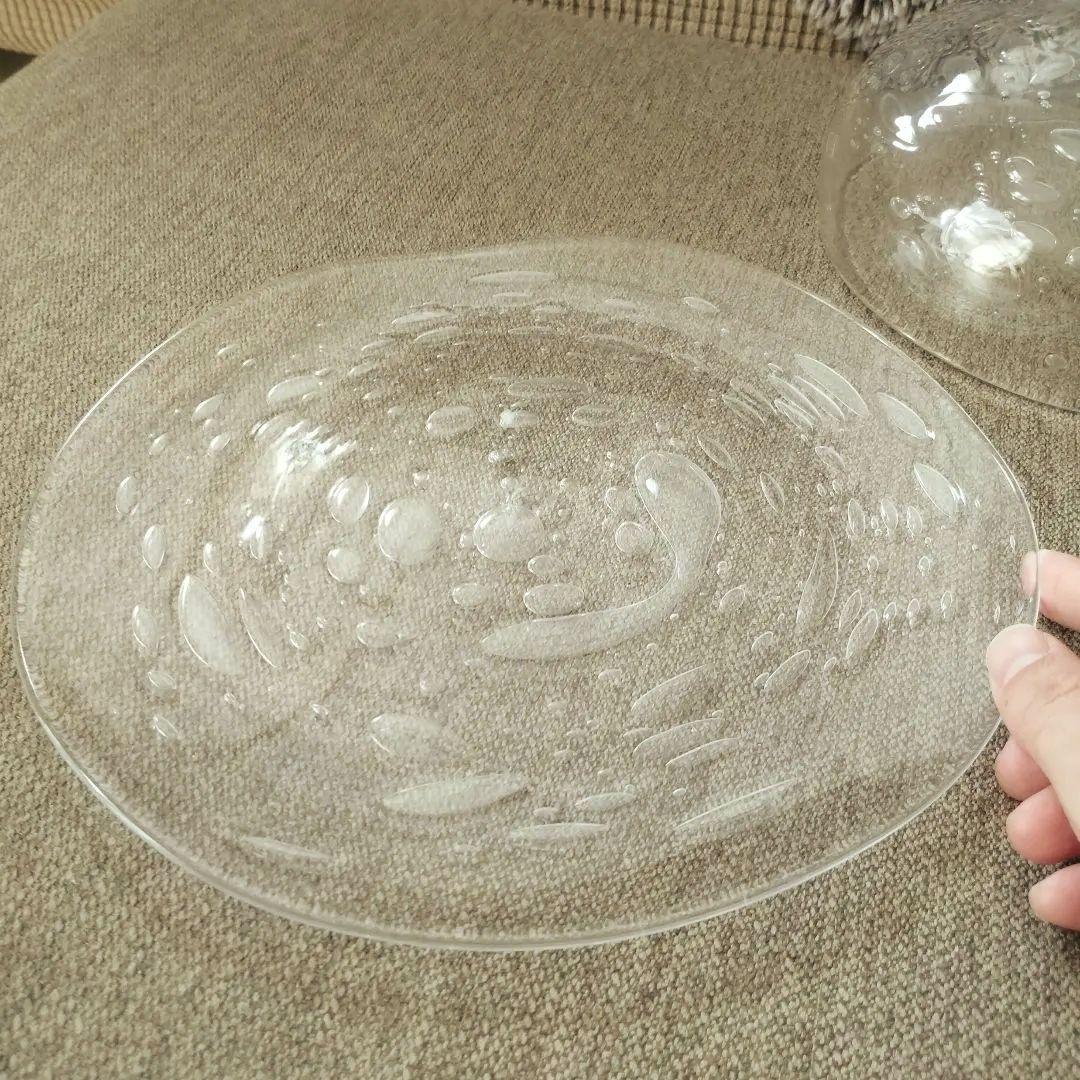 glass cafe gla_gla 高臣大介 ガラスドーム 透明菓子入れ