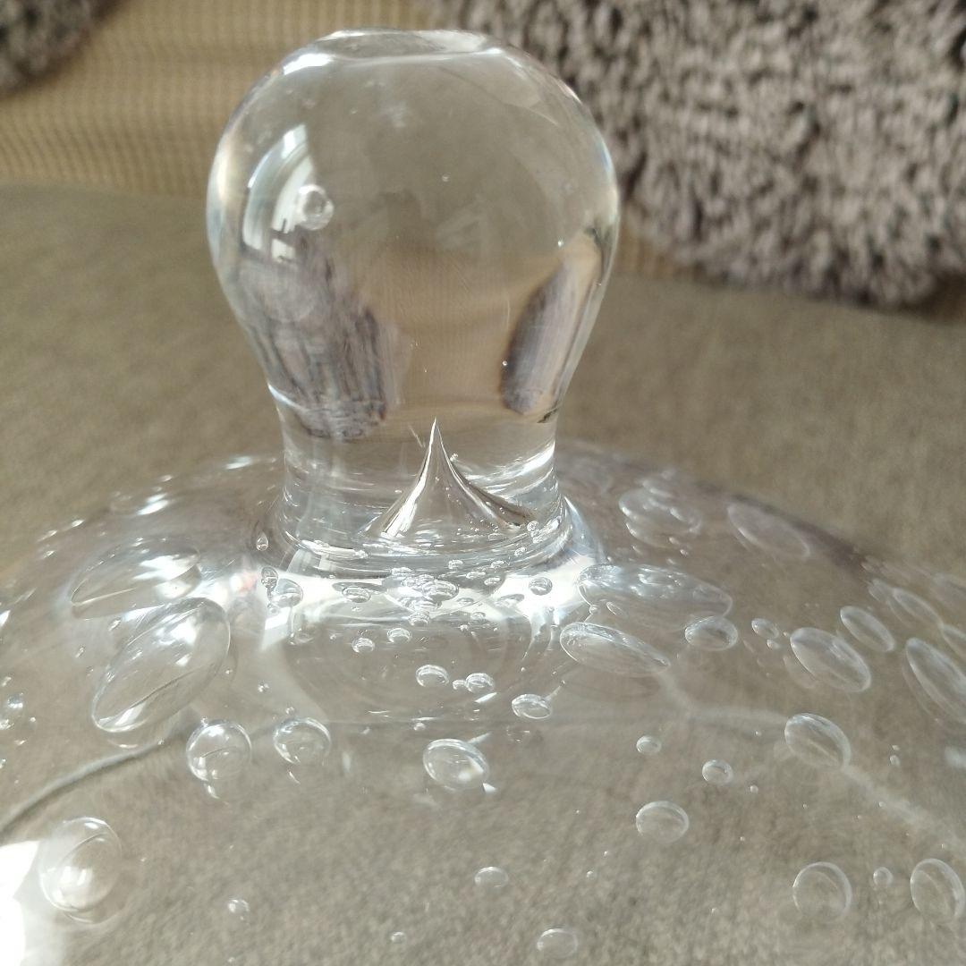 glass cafe gla_gla 高臣大介 ガラスドーム 透明菓子入れ