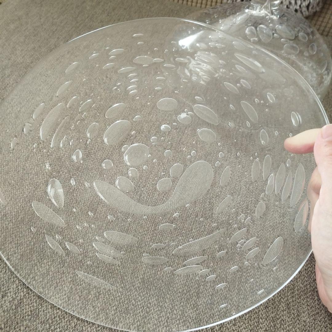 glass cafe gla_gla 高臣大介 ガラスドーム 透明菓子入れ