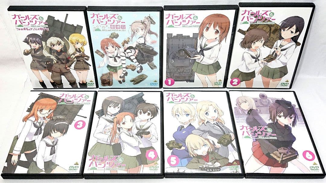 ガールズ&パンツァー/OVA/劇場版【DVD】全8巻